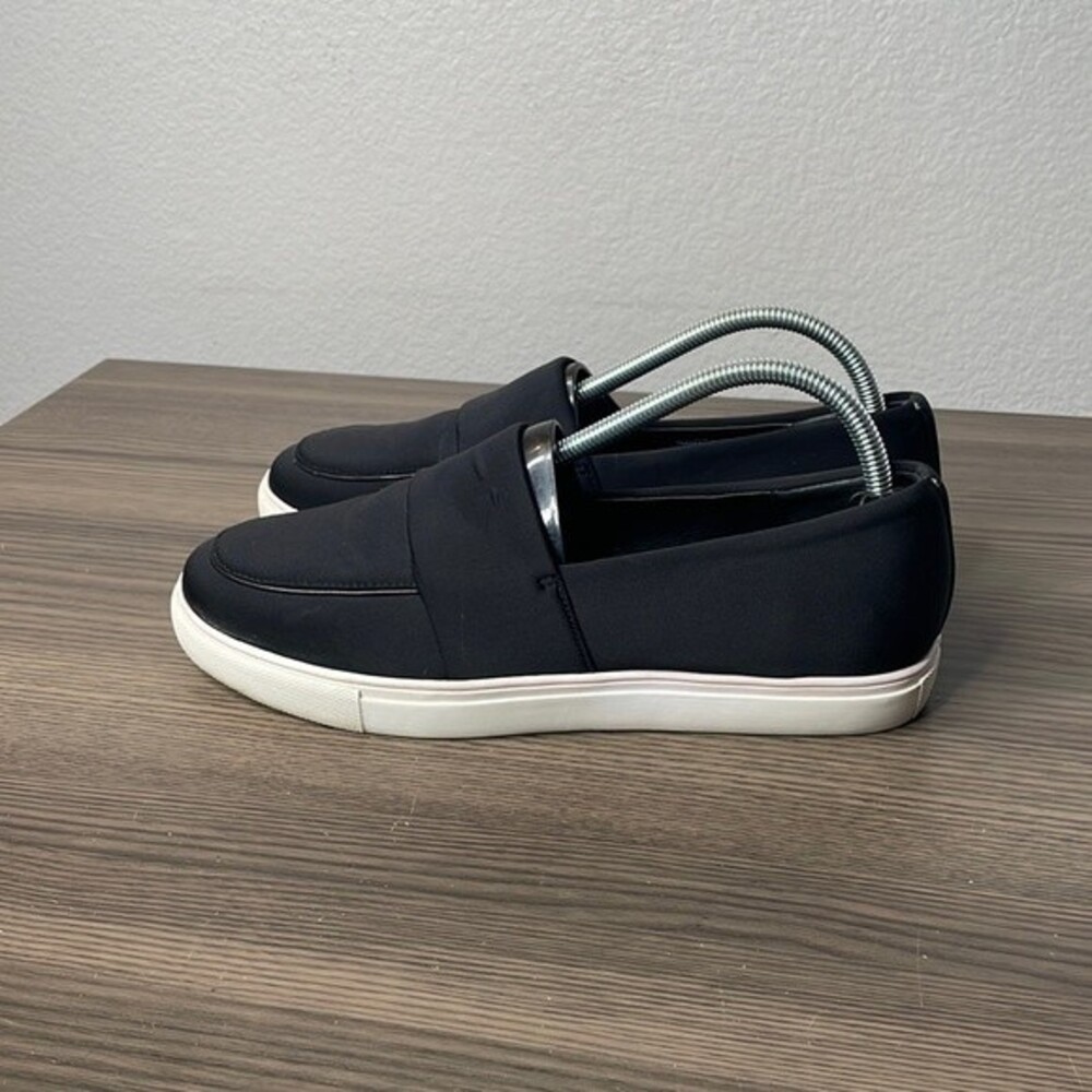 Donald J Pliner Sam-D Black Slip Loafer Sneakers Size 10
